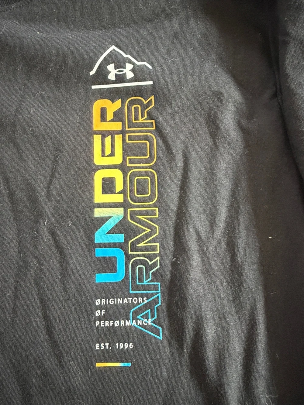 NWT Under Armour Boys' Royal Blue Full-Zip Hoodie with Black Long-Sleeve Tee